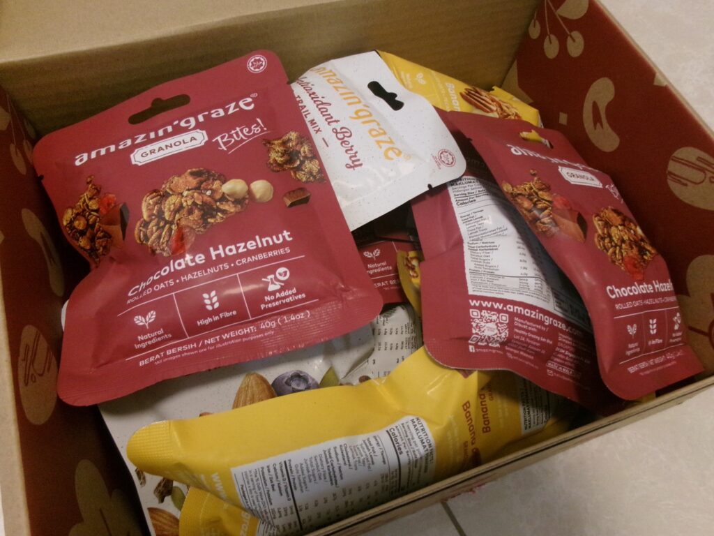 Amazin' Grazeのグラノーラをラザダで購入