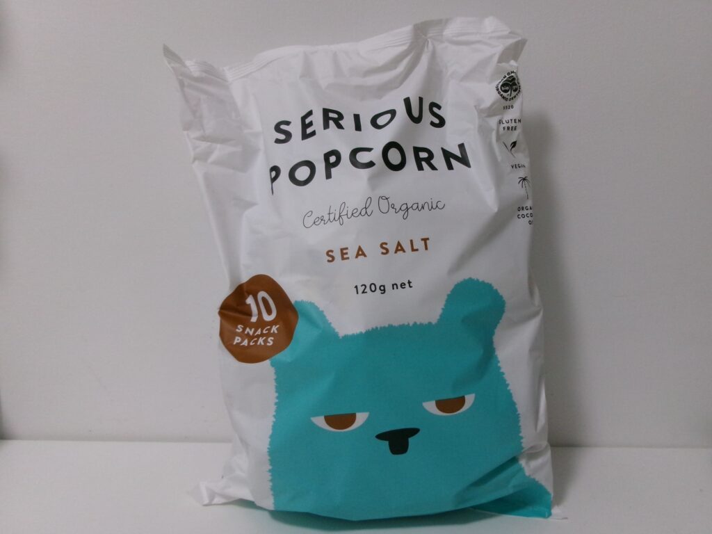 くまの柄がかわいいserious popcorn