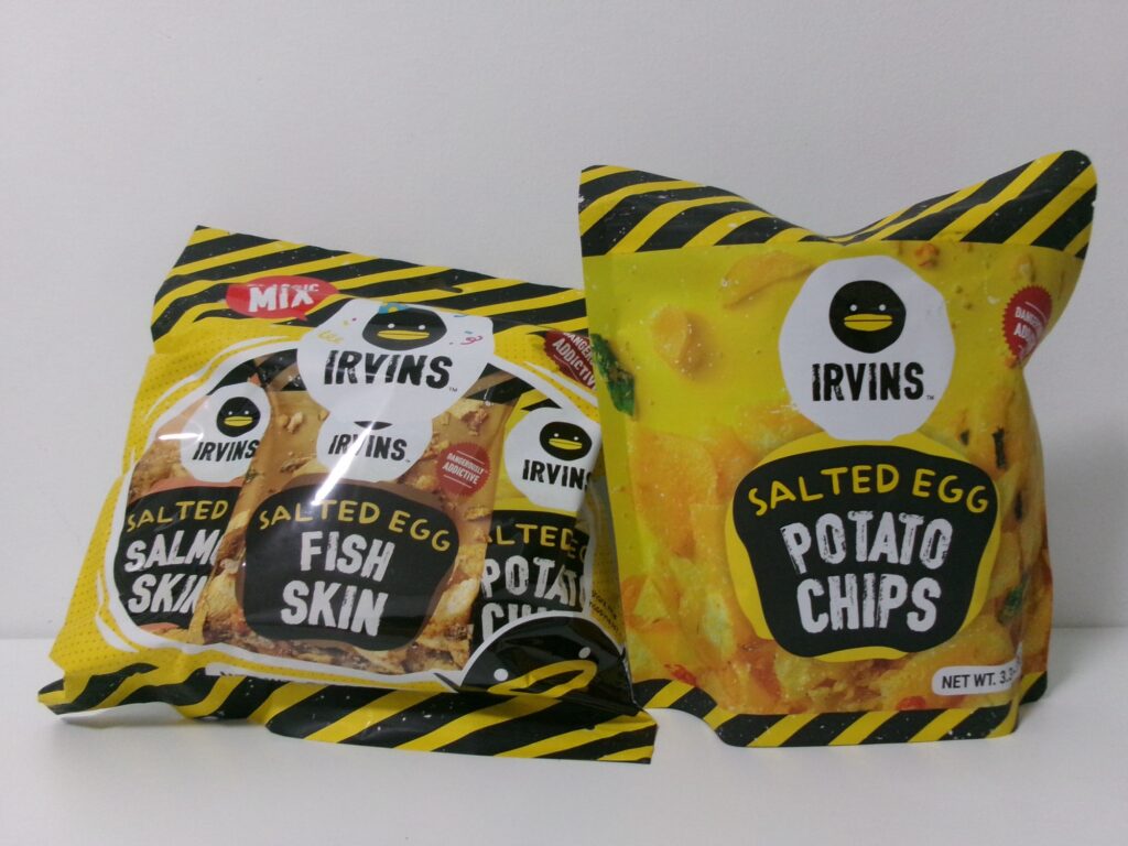IRVINS(アービンズ)のポテチとフィッシュスキン