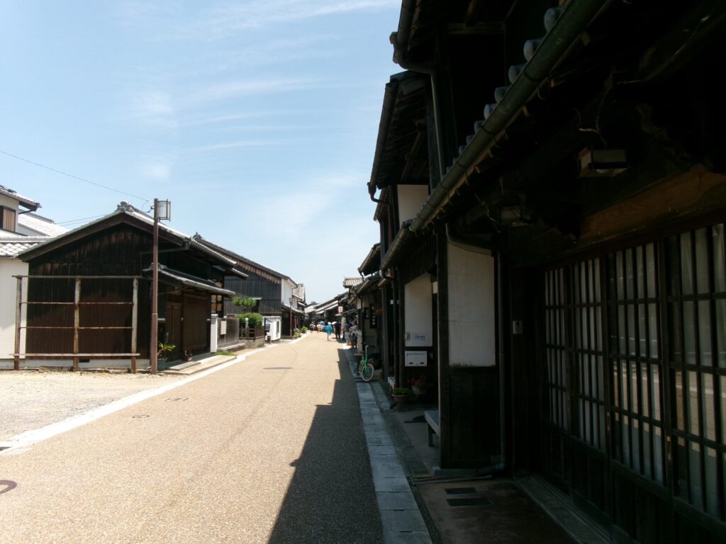 日本らしい風情ある街並み