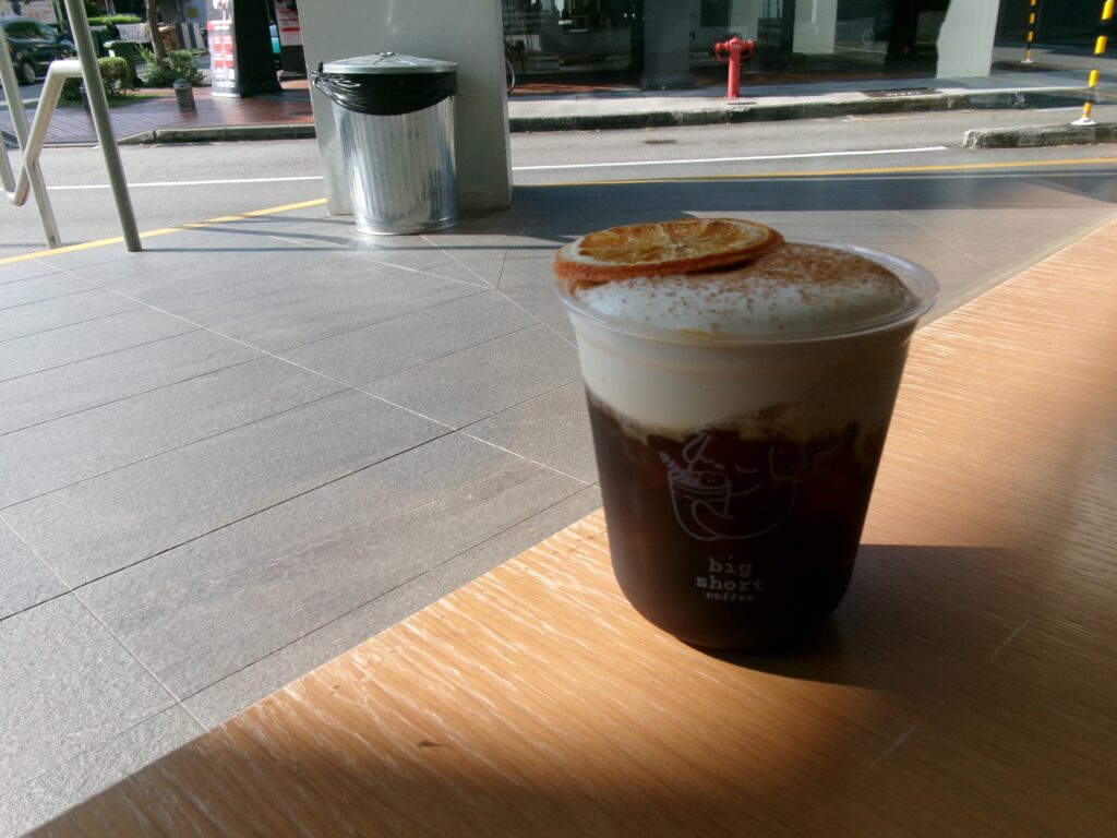 Big Short Coffeeの写真映えするドリンク