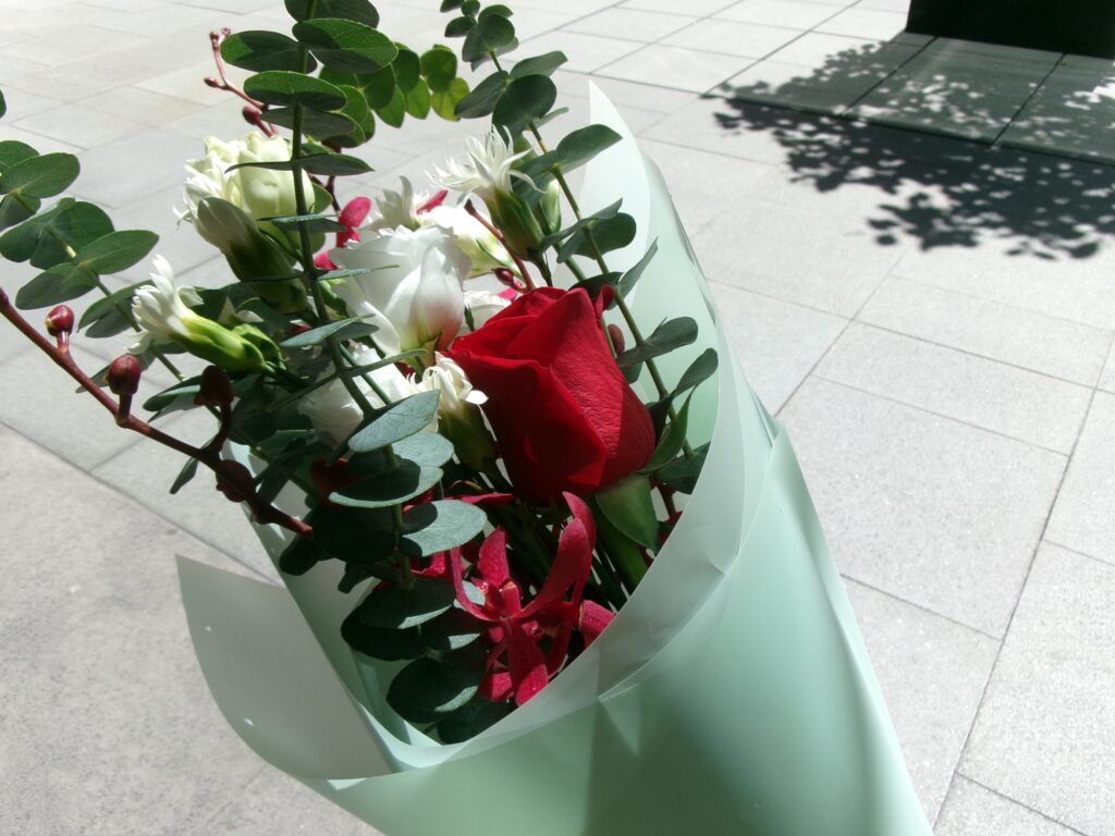 シンガポールカラーのお花