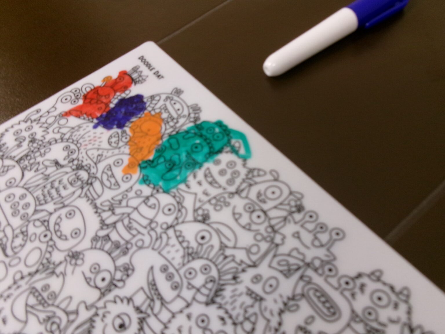 モンスターの塗り絵