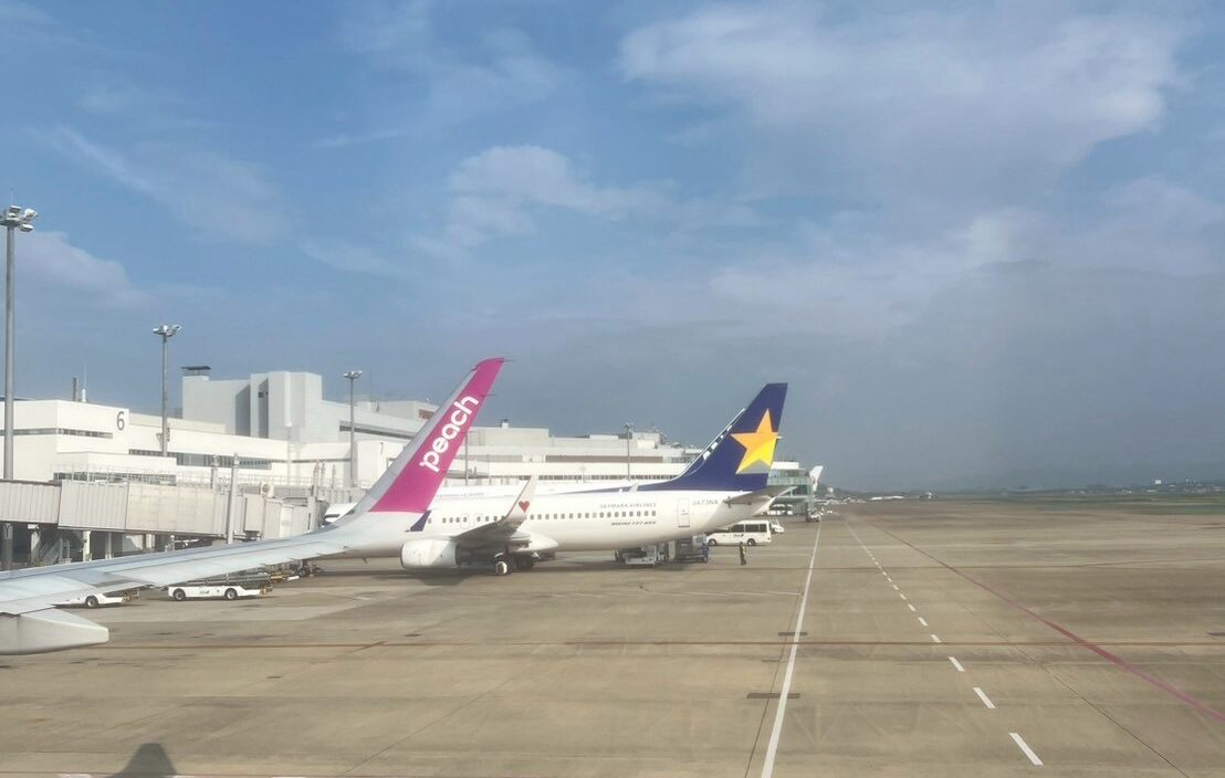 フライト前の空港の様子