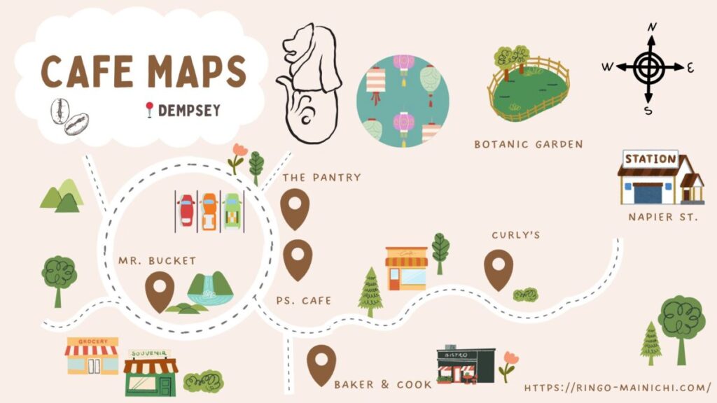 デンプシーのカフェマップ