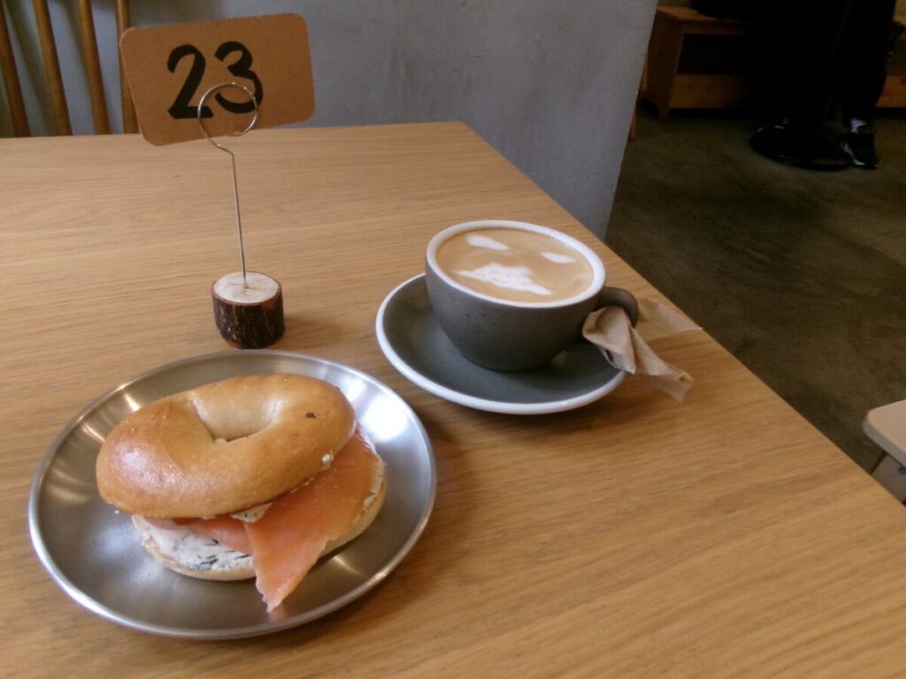 Baker’s Benchのベーグルサンド