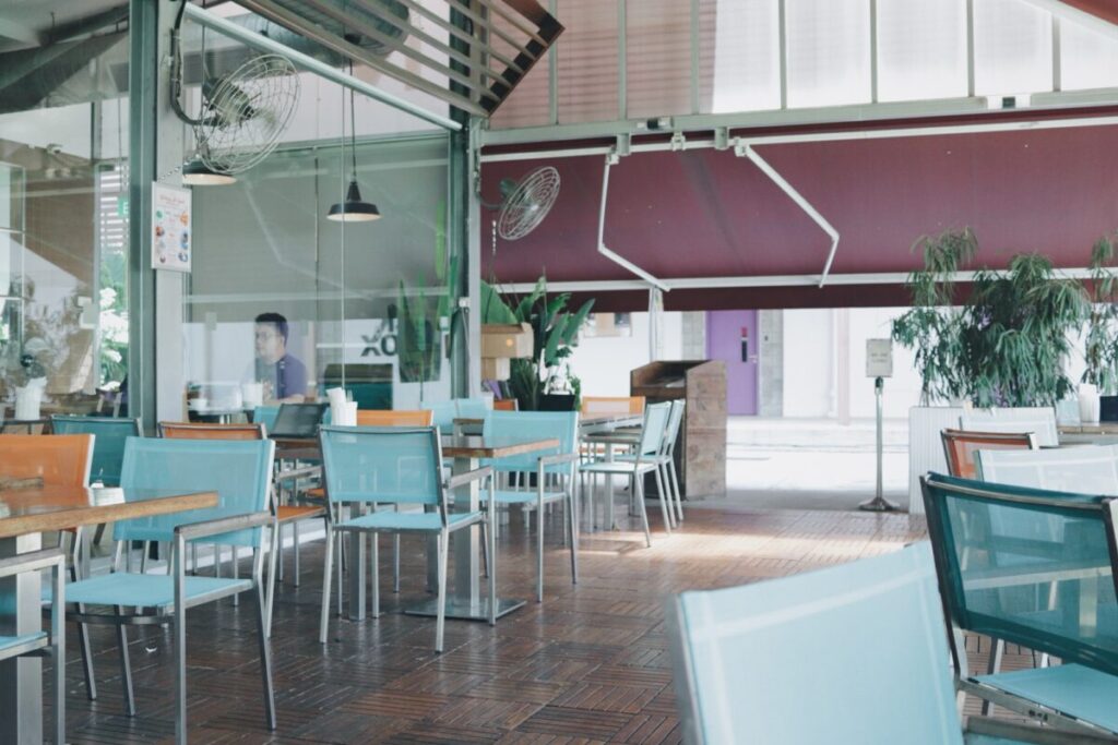 cafe melbaのテラス席