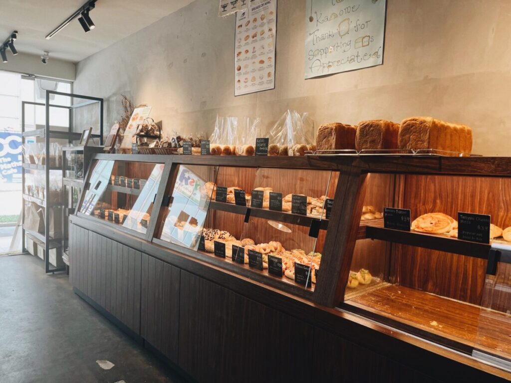 kamome bakeryのノベナの店舗
