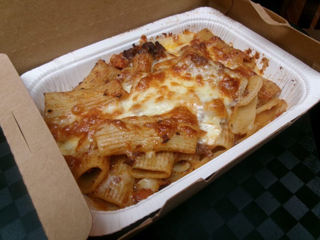 クラークキーのフェアプラのパスタ