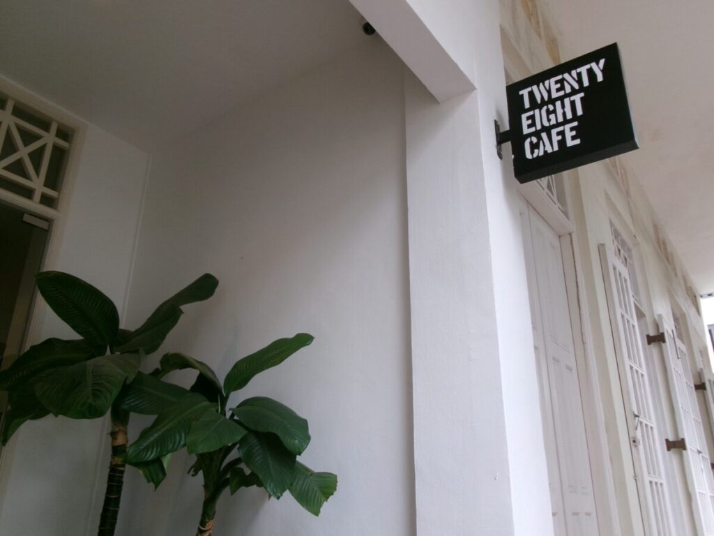 twenty eight cafeの外観