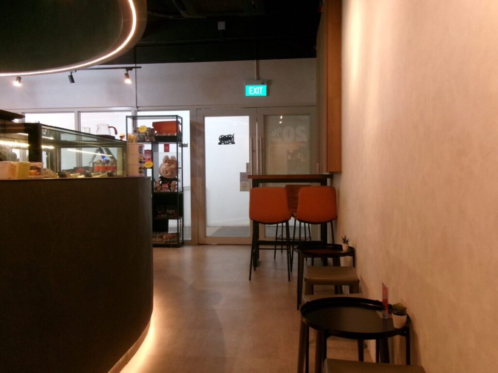 Cheerful Goat Cafeの落ち着いた席