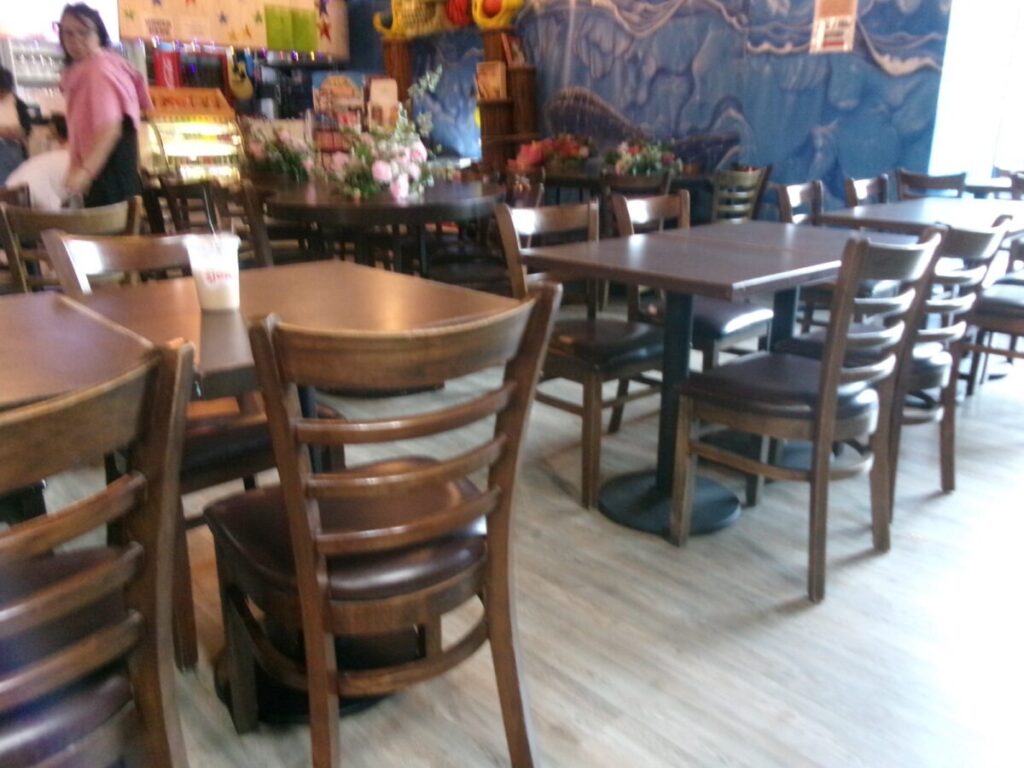 アマゾニアの飲食スペース