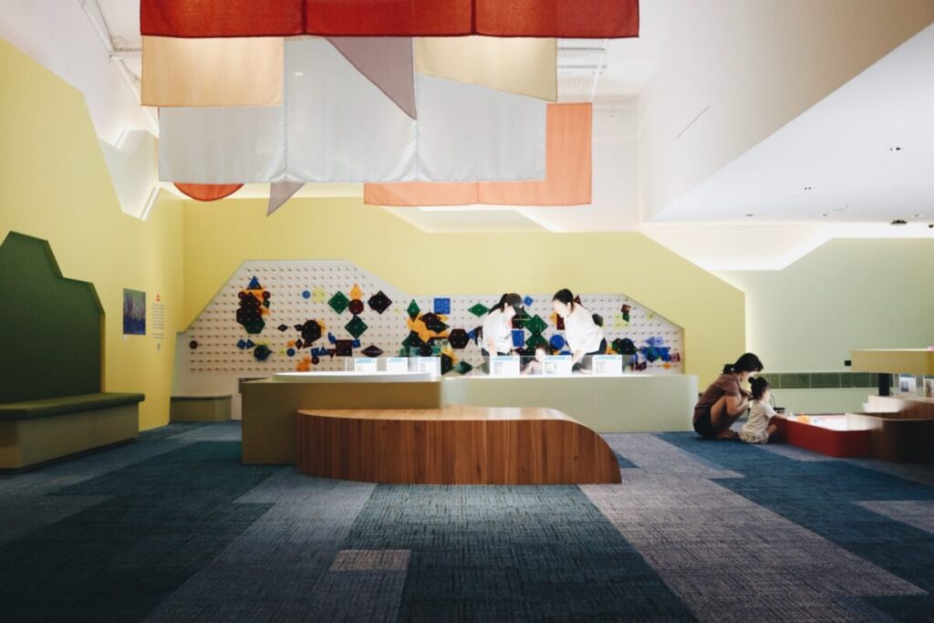 ナショナルギャラリーのkeppel art educationの遊び場