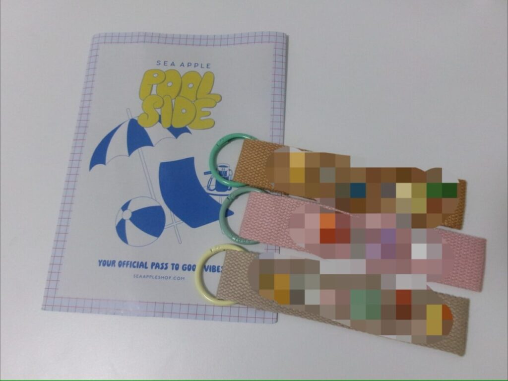 Sea Appleのネームタグの完成品