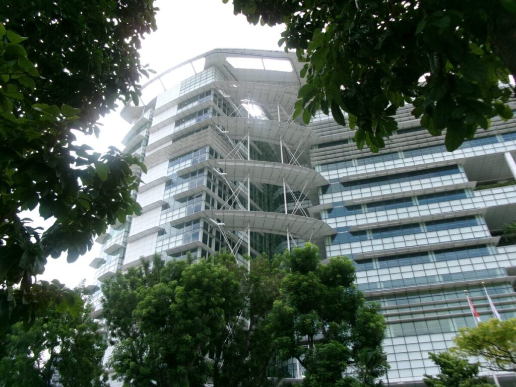 ブギスの図書館の外観