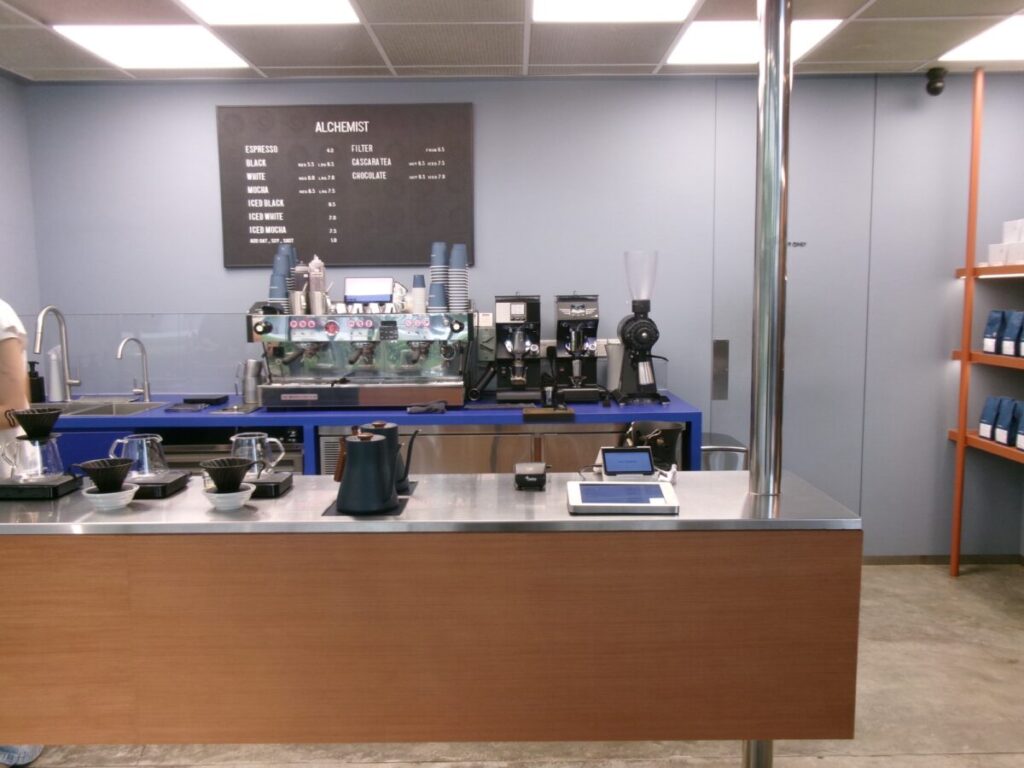 funan malllのAlchemistのコーヒーカウンター