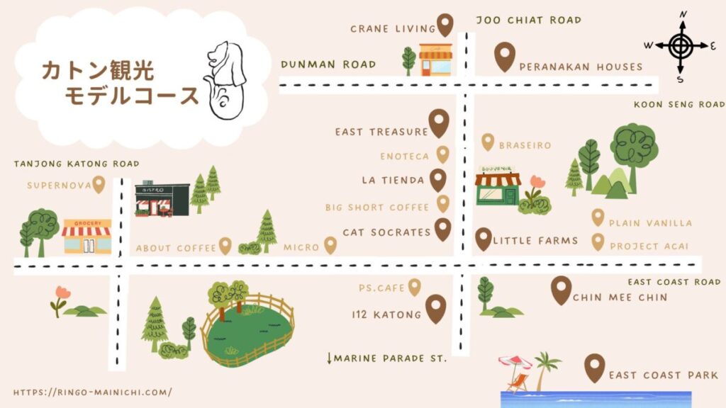 カトンの観光モデルコースの画像