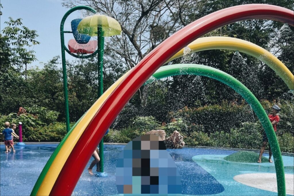 ボタニックガーデンの水遊び場