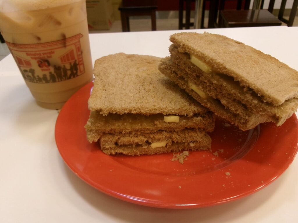 Yakun Kaya Toastのカヤトースト