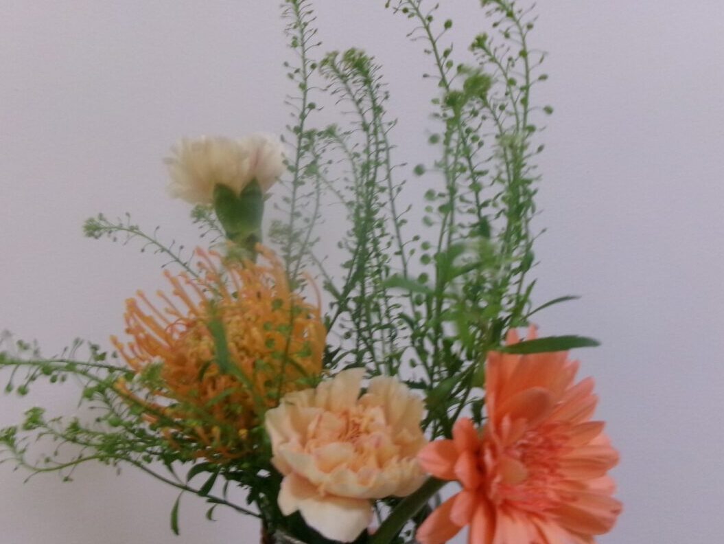 お気に入りのお花屋さんのブーケ