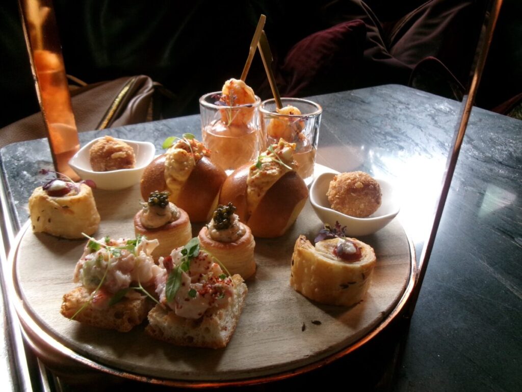 Atlasのアフタヌーンティーのセイボリー