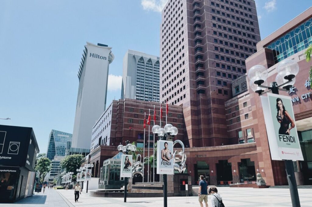 オーチャードの高島屋の外観