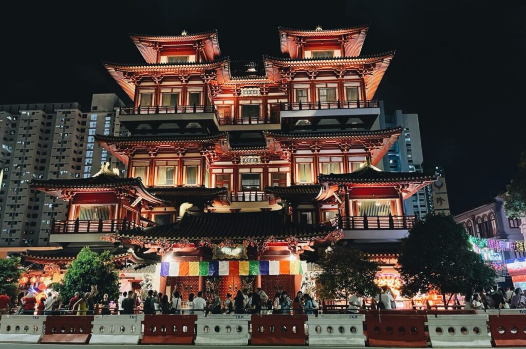 チャイナタウンにあるBuddha Tooth Relic Temple