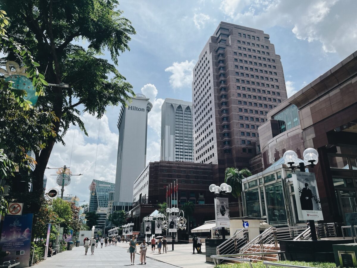 オーチャードの高島屋の外観