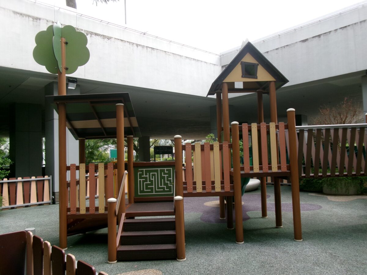 チャンギ空港ターミナル3の無料屋外プレグラ