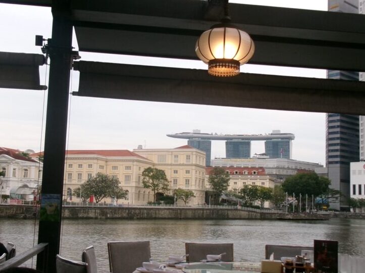 hand in handのテラス席からの景色