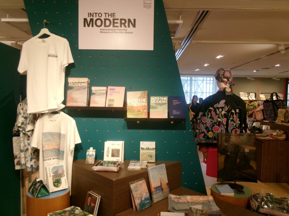 ナショナルギャラリーのギフトショップの様子