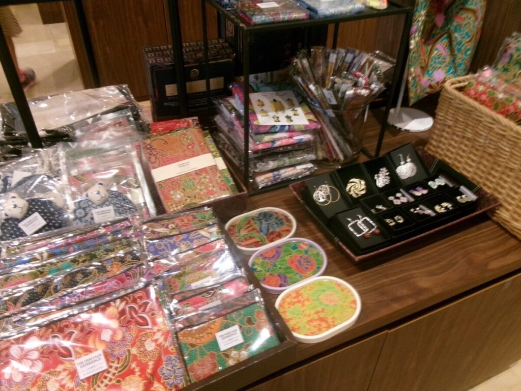 ナショナルギャラリーのギフトショップの様子