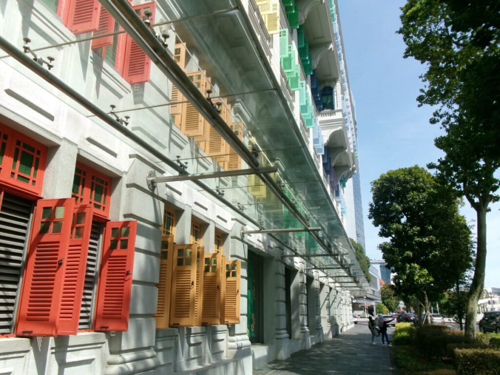 old hill street police stationの窓の写真