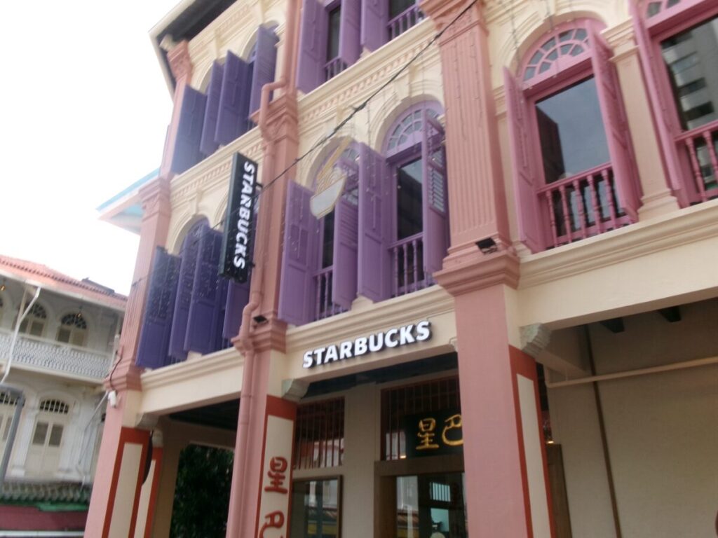 チャイナタウンにあるスタバ