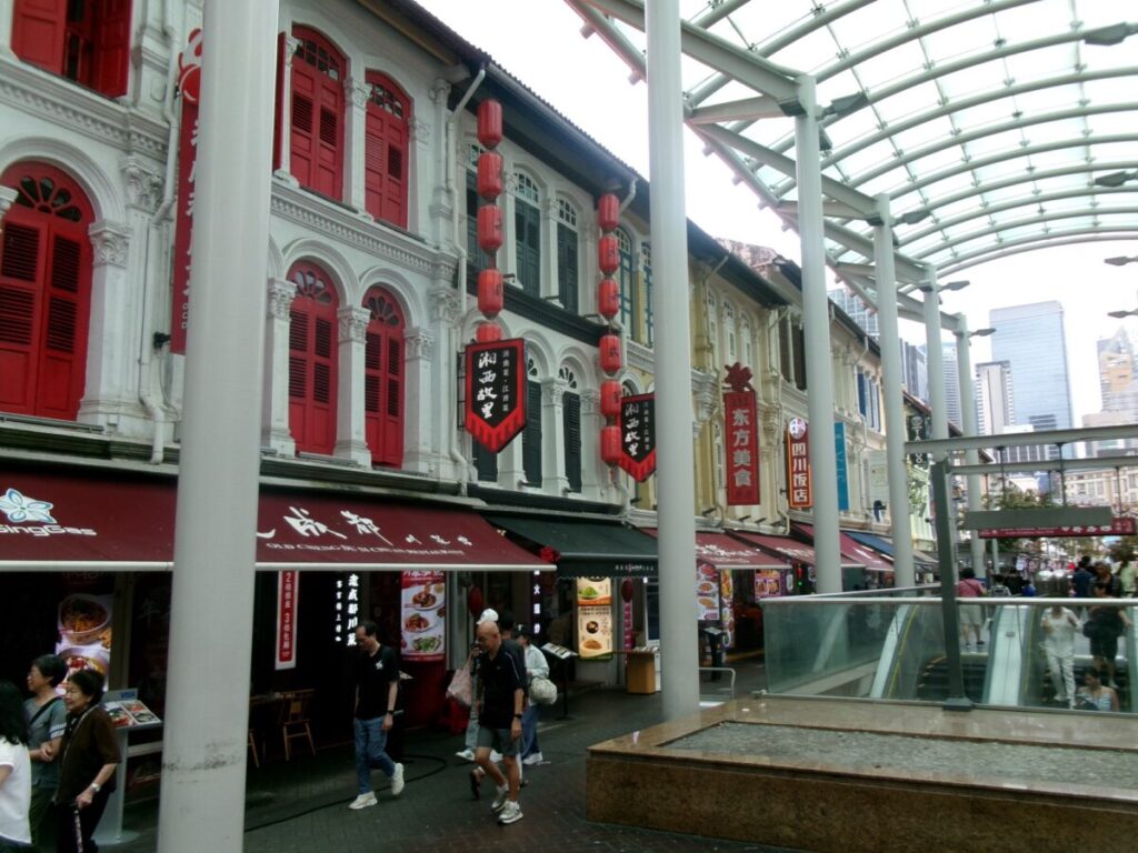 チャイナタウン街歩きの様子