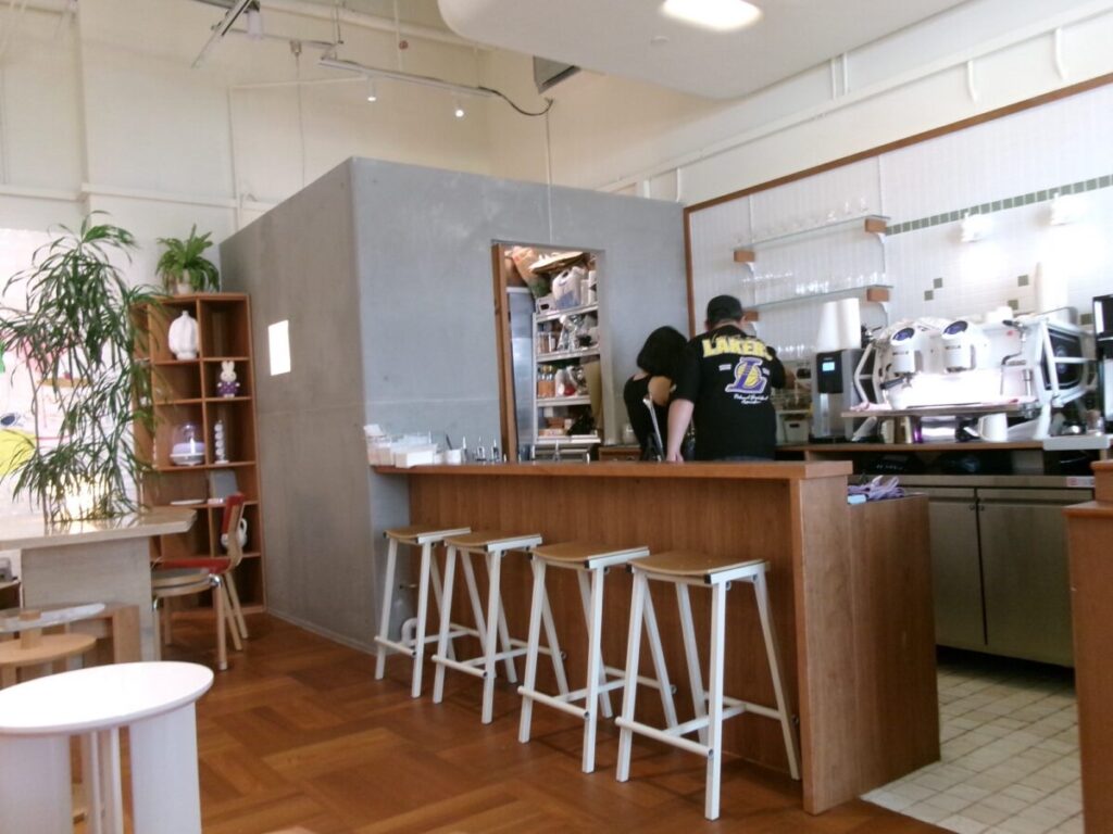 hanco coffeeの内装