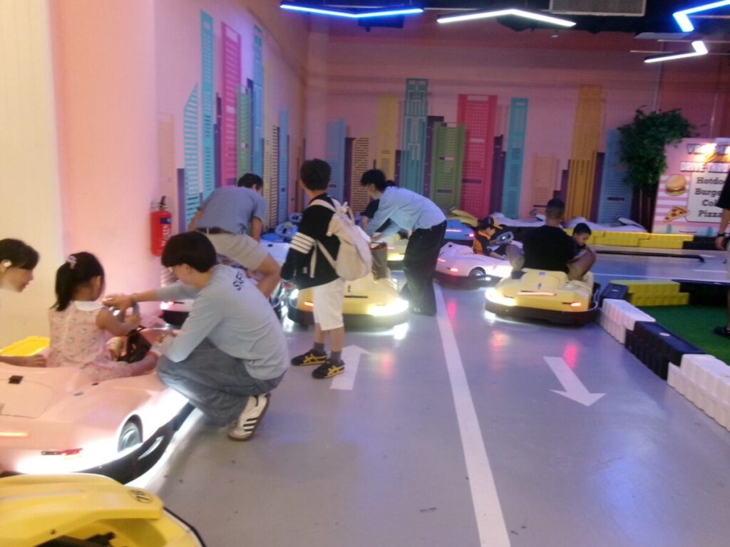 VroomTown Driving Cityのプレグラの様子