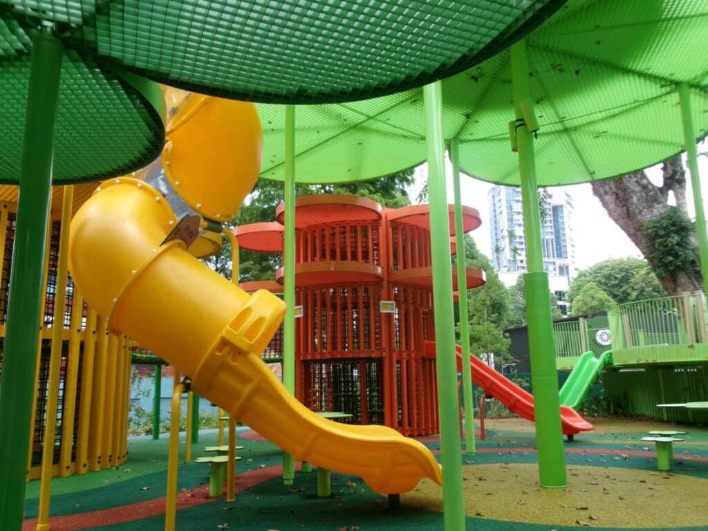 City Square Mall（シティスクエアモール）にある屋外無料プレグラ