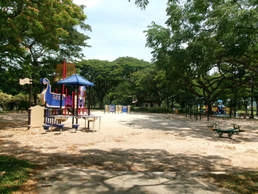 ウエストコーストパークの小さい子向けの遊具