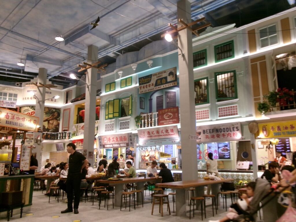 シンガポール動物園のフードリパブリック