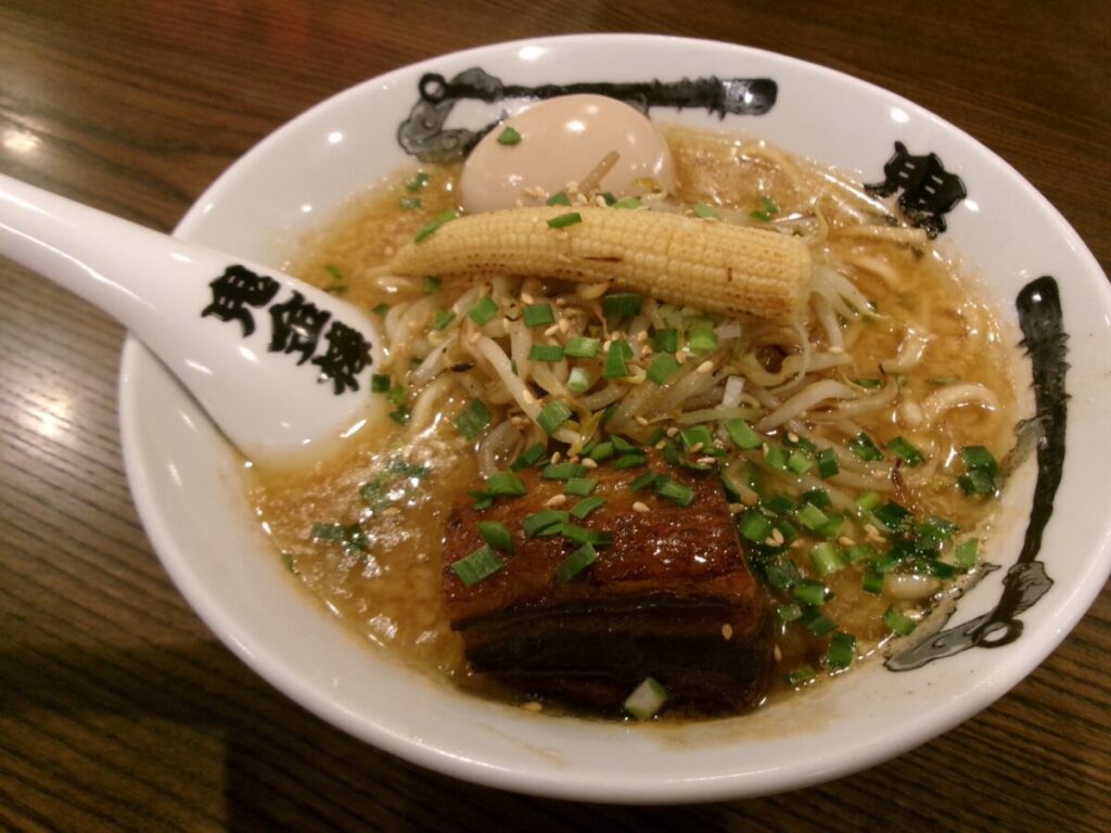 鬼金棒のノンスパイシーのラーメン