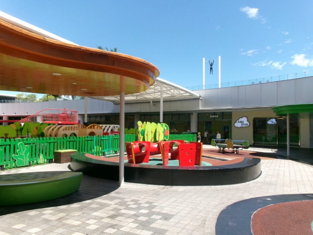 ビボシティの屋外プレグラ