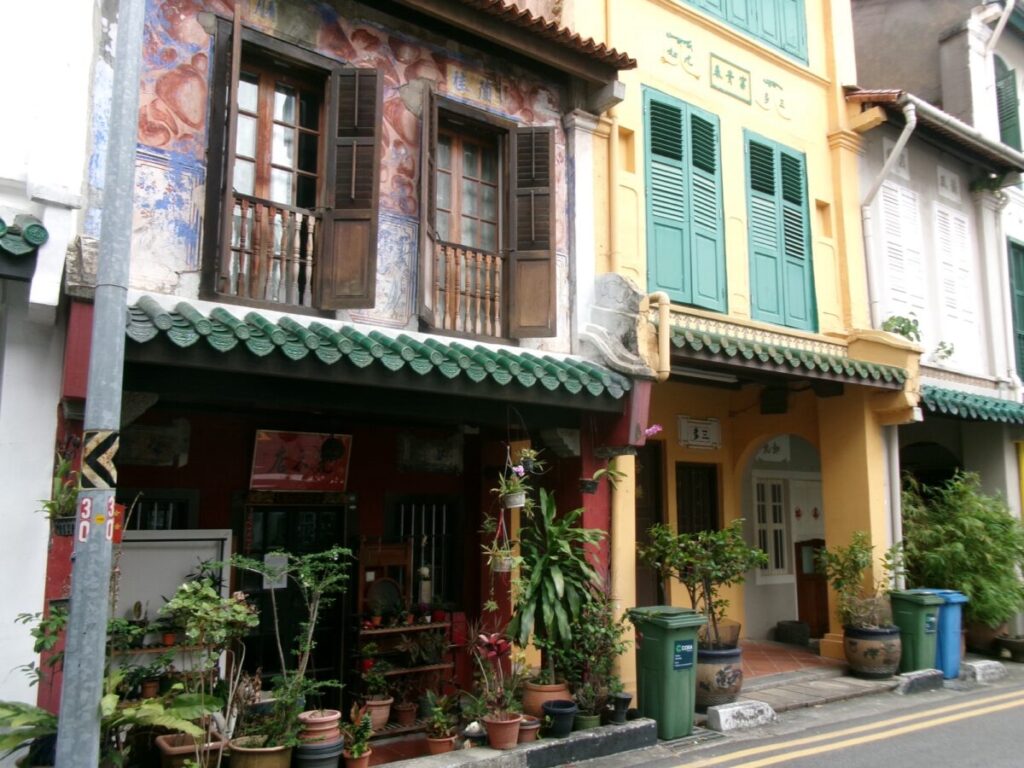 Blair Plain Conservation Areaのカラフルな建物