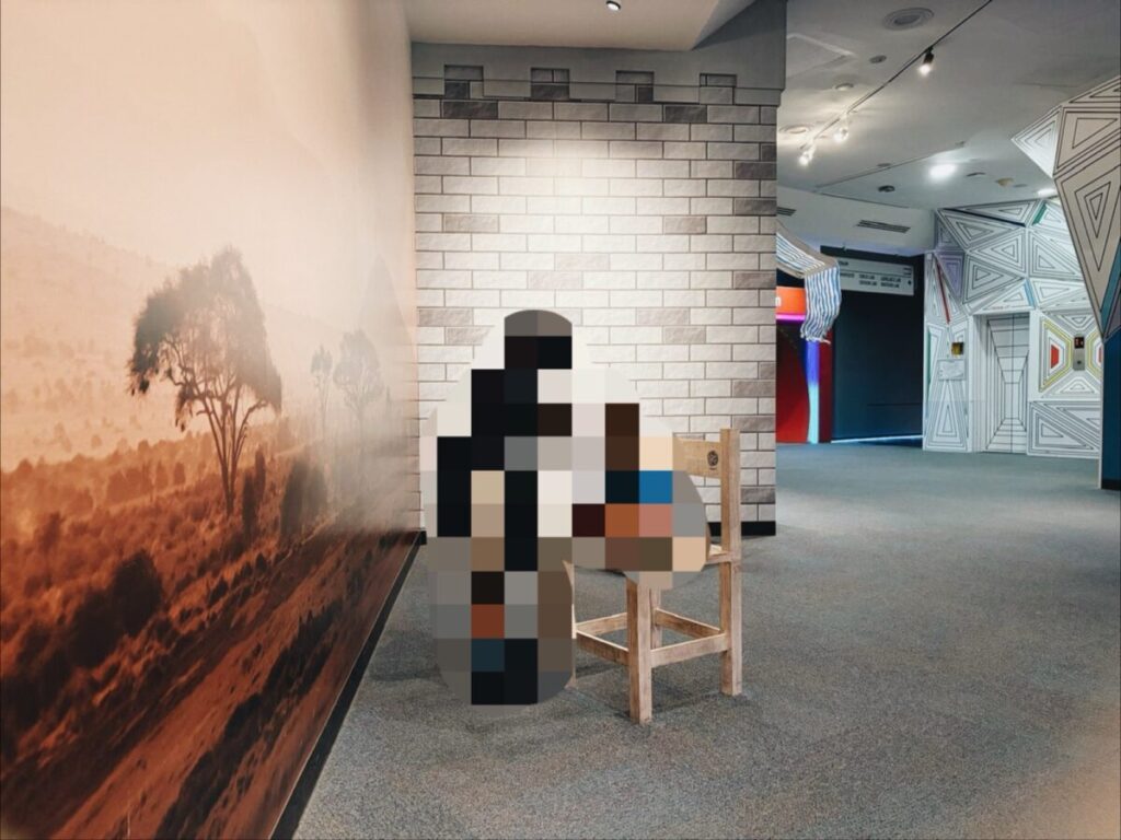 サイエンスセンターの騙し絵