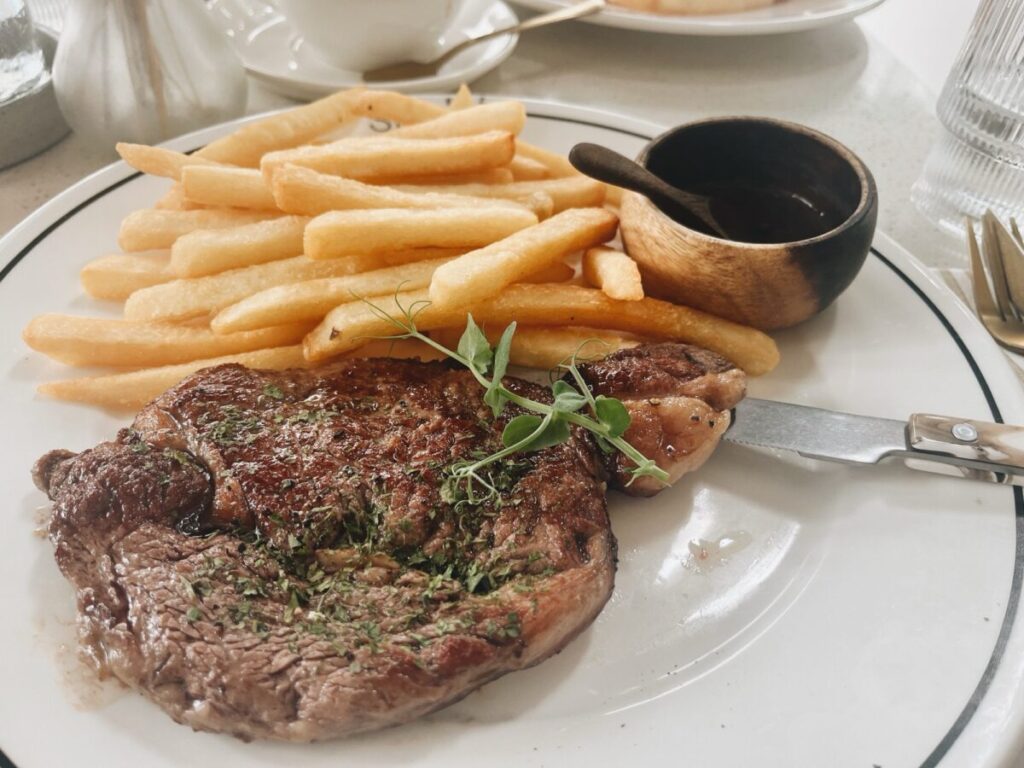Chez Suzette のステーキ