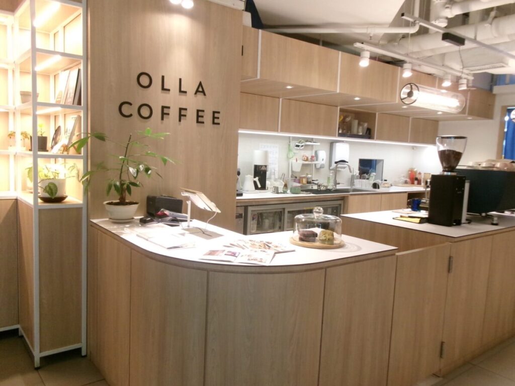 olla coffeeの店内
