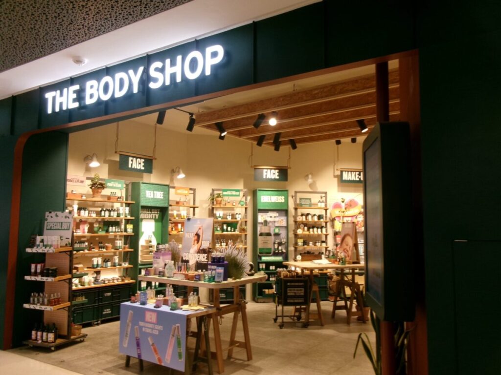 ION Orchardにあるthe body shop