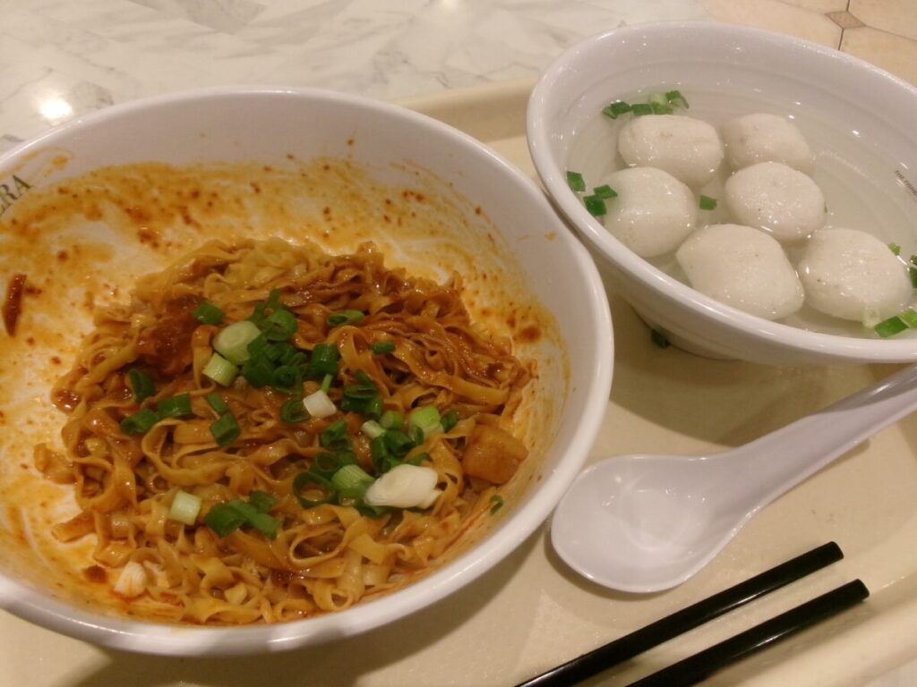 LiXin Teochew Fishball Noodlesのフィッシュボールヌードル