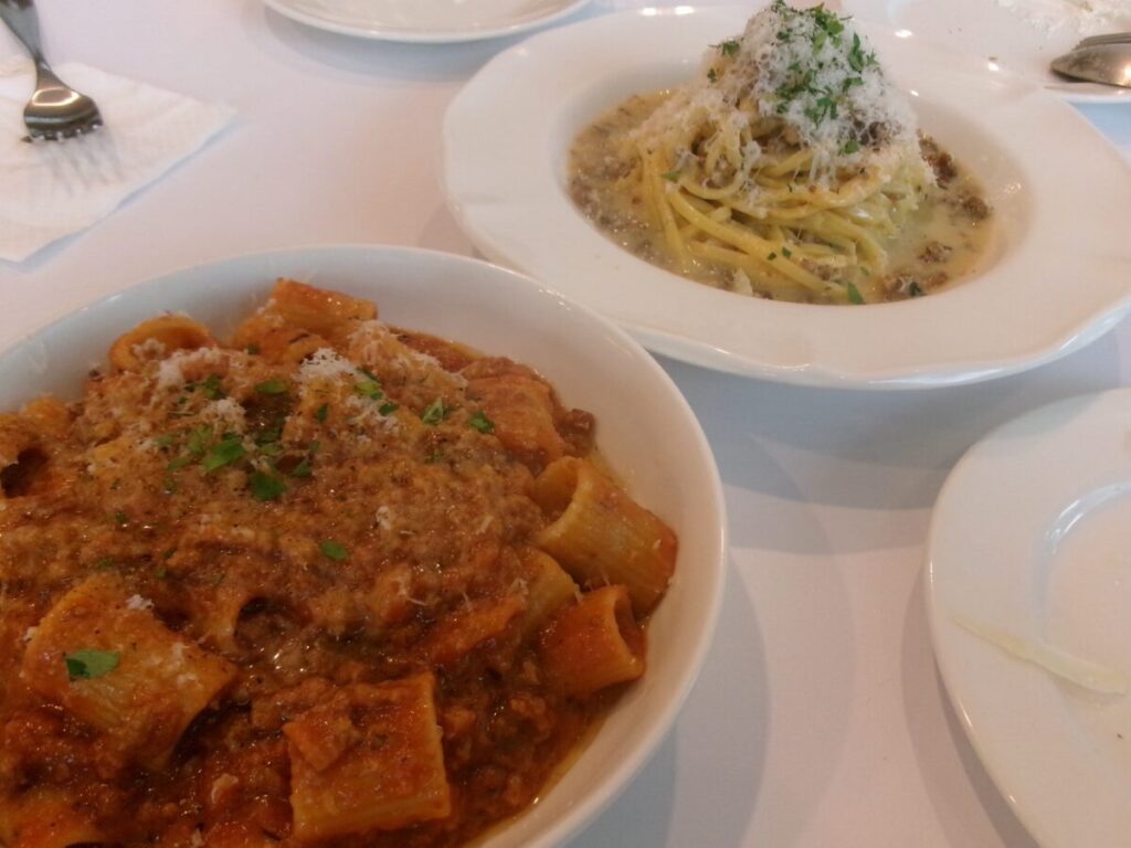 noci pasta barのパスタ