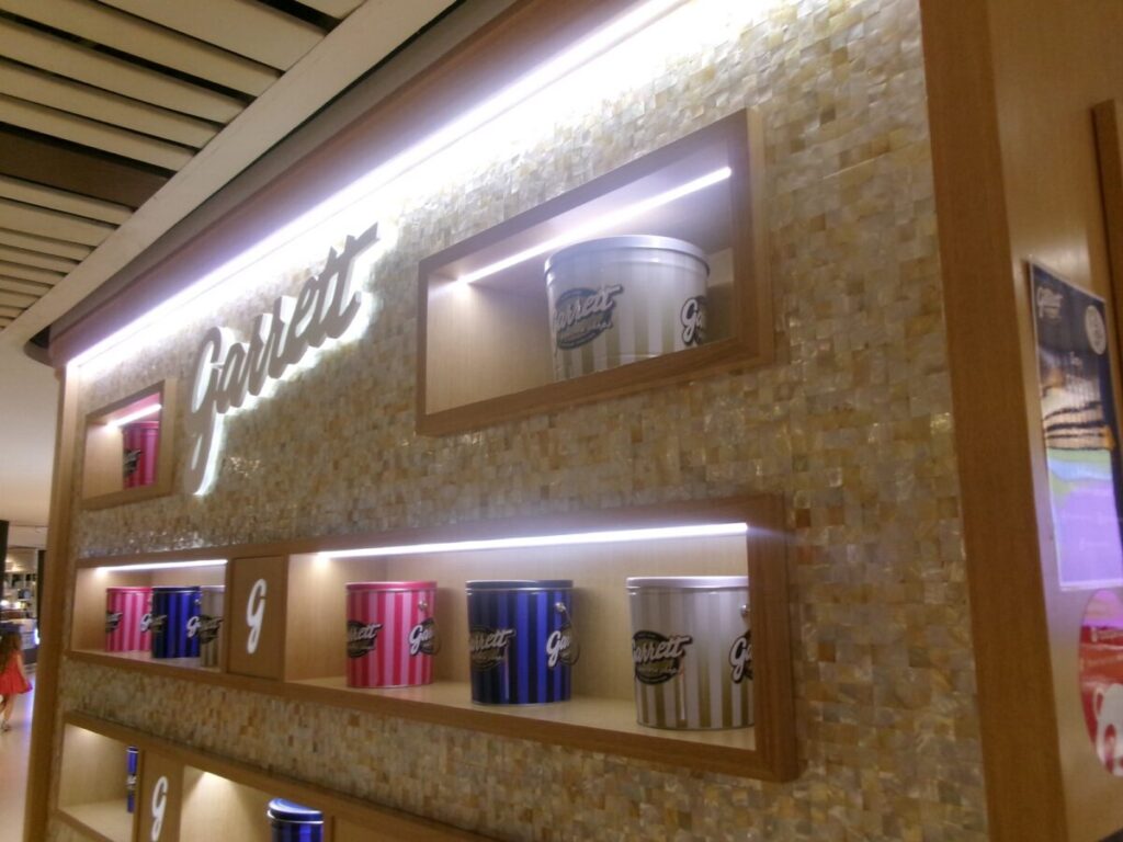 Garrett Popcorn Singaporeのお店